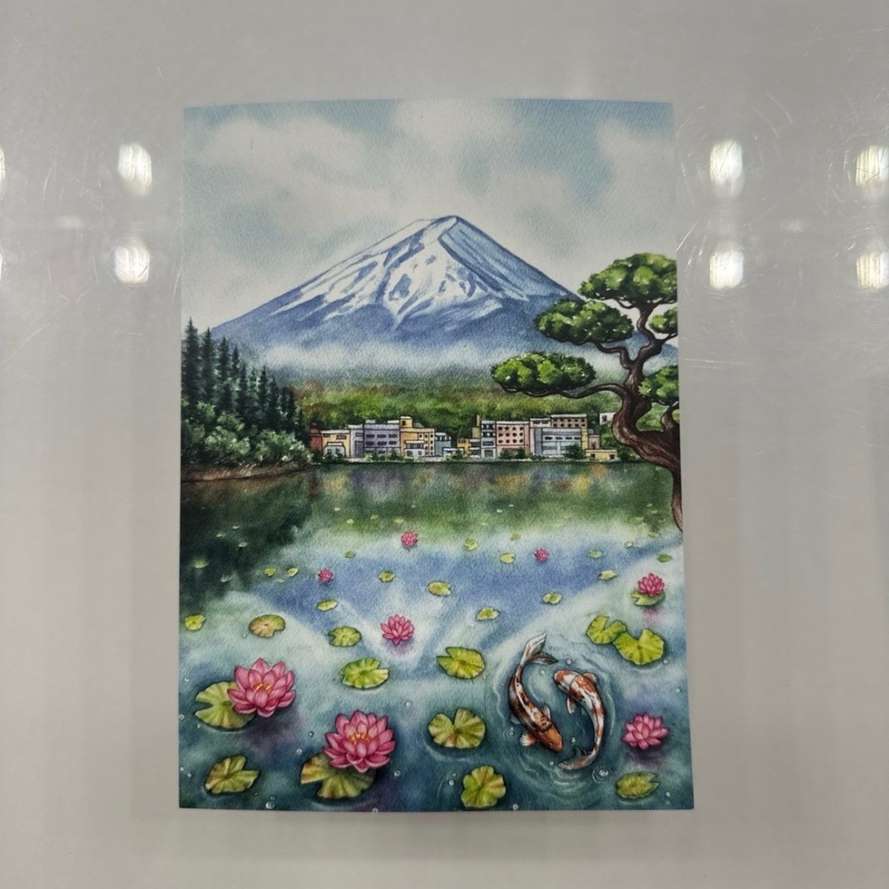 Alchemai blank postcard - mai pham maiphammy